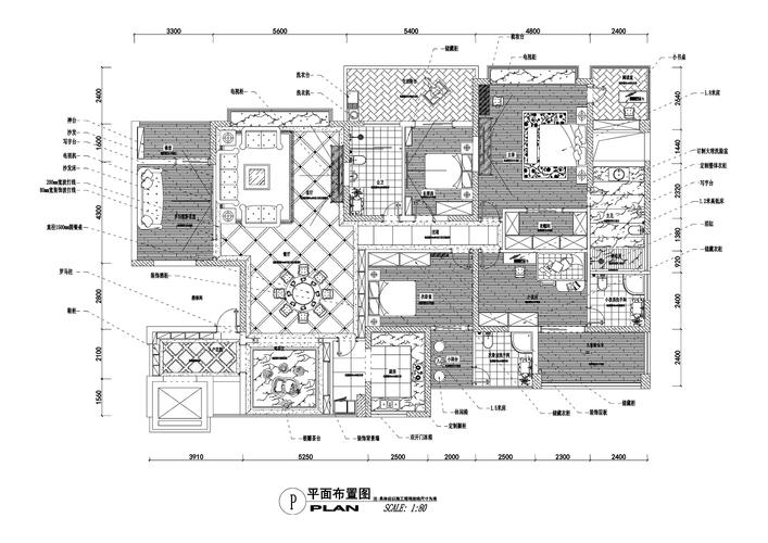 简欧风格卧室装修图片资料下载-新古典风格住宅设计方案 施工图(jpg