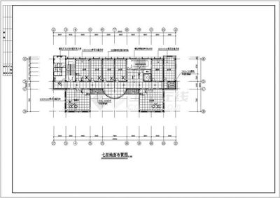 平远社保装饰工程平面CAD施工图